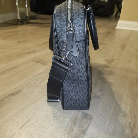 Michael Kors Graphite and Ebony Laptop Bag